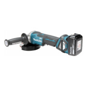 Makita Akku-Winkelschleifer 18 V / 5,0 Ah, 2 Akkus + Ladegerät im MAKPAC DGA515RTJ-4