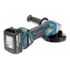 Makita Akku-Winkelschleifer 18 V / 5,0 Ah, 2 Akkus + Ladegerät im MAKPAC DGA515RTJ