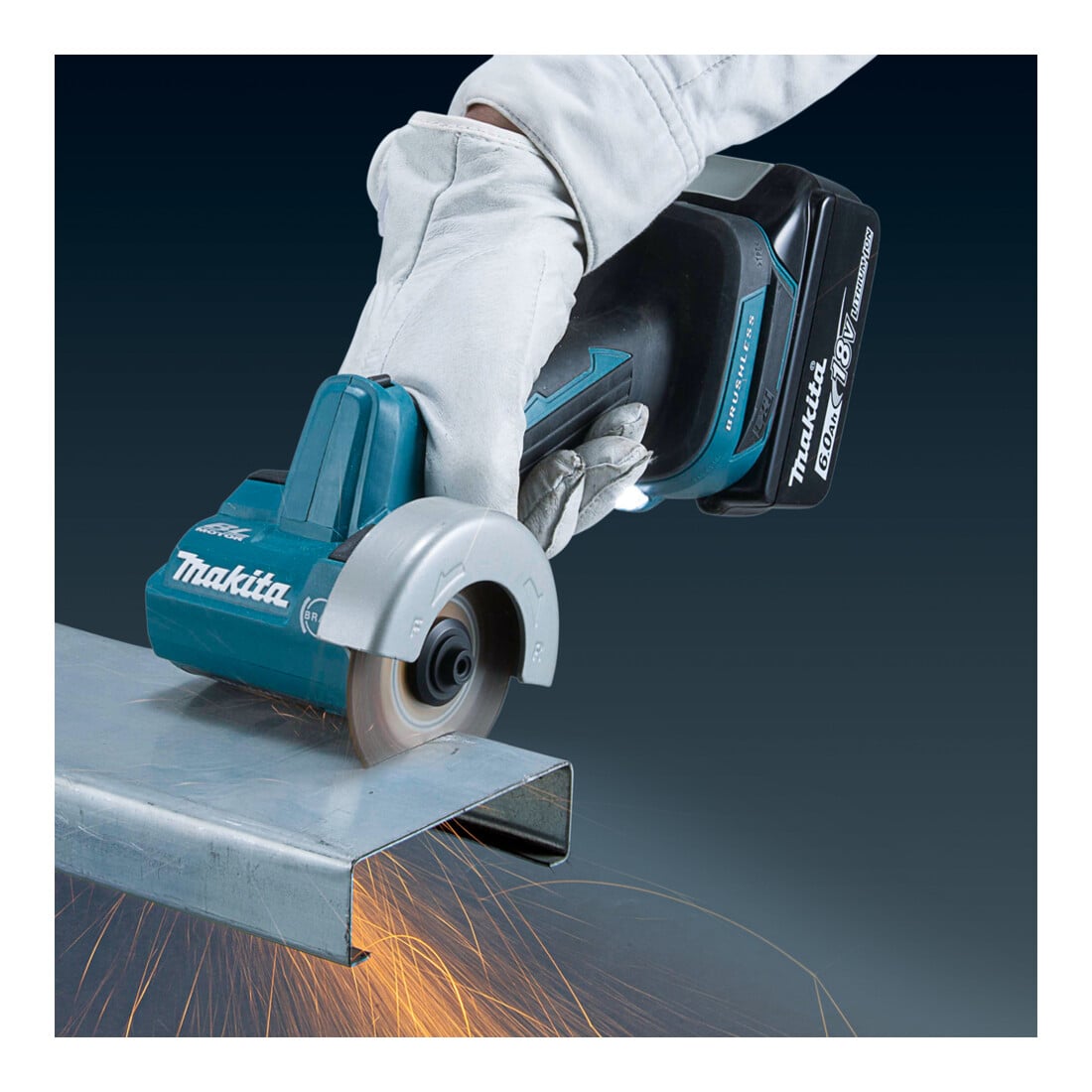 Makita Akku-Winkelschleifer 18V, 20000 U/min, ohne Akku