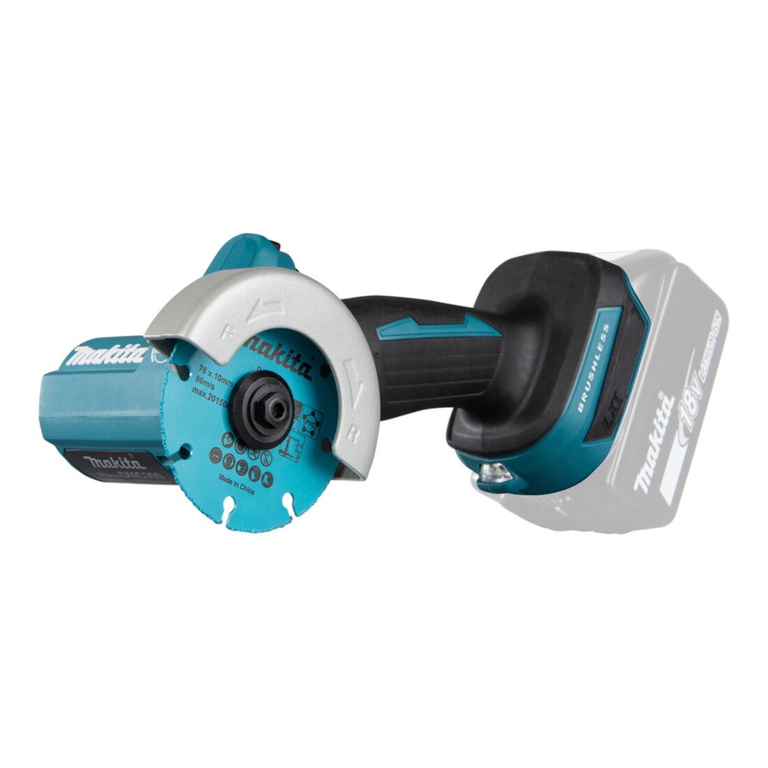 Makita Akku-Winkelschleifer 18V, 20000 U/min, ohne Akku