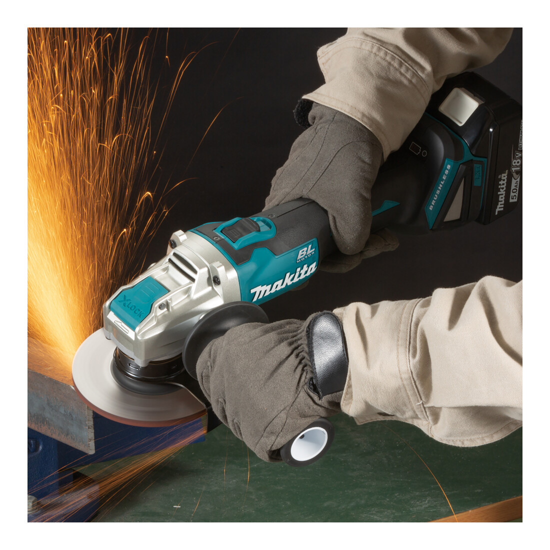 Makita Akku-Winkelschleifer 18V DGA521ZX1