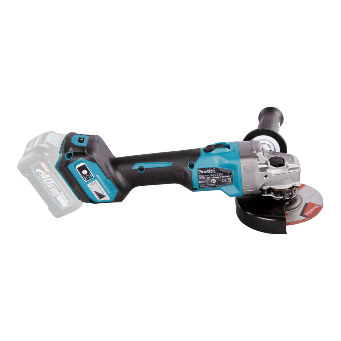 Makita Akku-Winkelschleifer 40 V max. GA023GZ