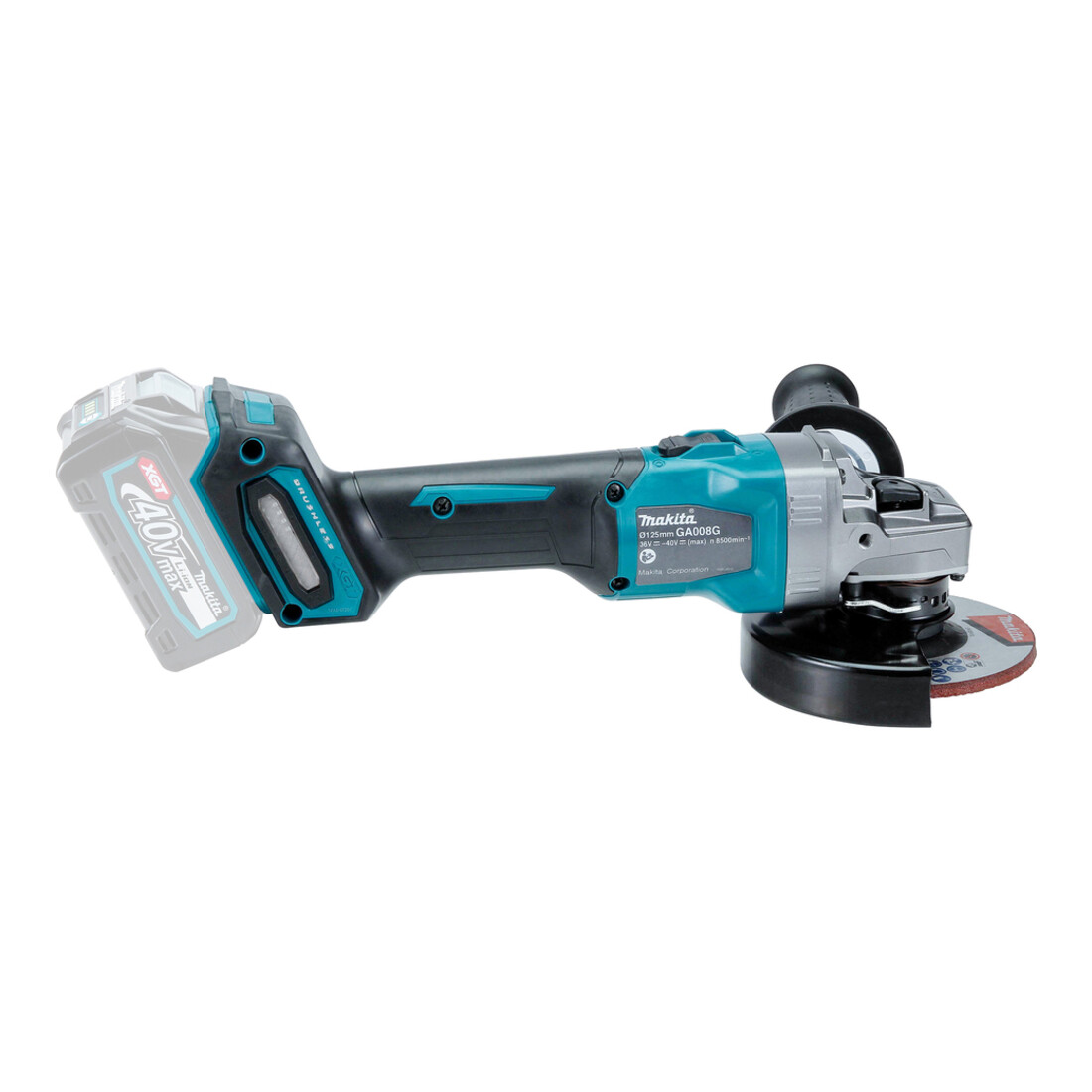 Makita Akku-Winkelschleifer 40V GA008GZ