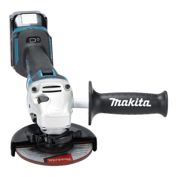 Makita Akku-Winkelschleifer DGA511RTJ, 18 V / 5 Ah, 2 Akkus + Ladegerät im MAKPAC