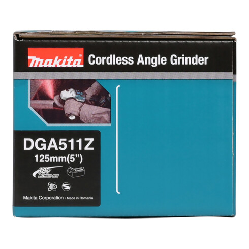 Makita Akku-Winkelschleifer DGA511Z, Solo-Version