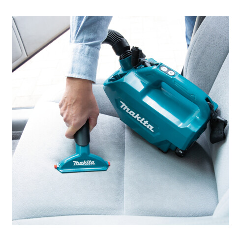 Makita Aspirapolvere a batteria 12 V max. / 2,0 Ah, 1 batteria + caricabatterie in borsa da trasporto CL121DSA