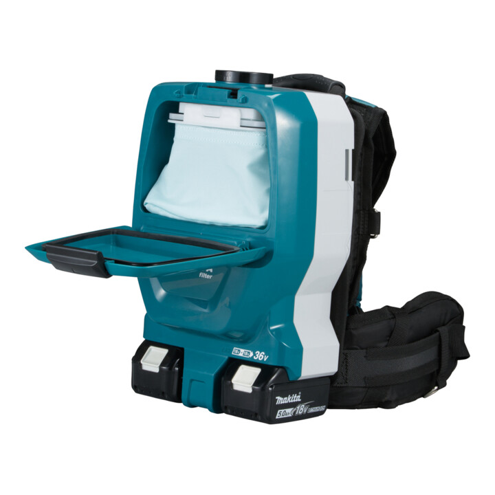 Makita Aspirateur dorsal sans fil 2x18V DVC265ZXU
