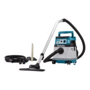 Makita Aspirateur sans fil 15L 2x18V sec (sans batterie, sans chargeur) avec adaptateur radio AWS WUT01
