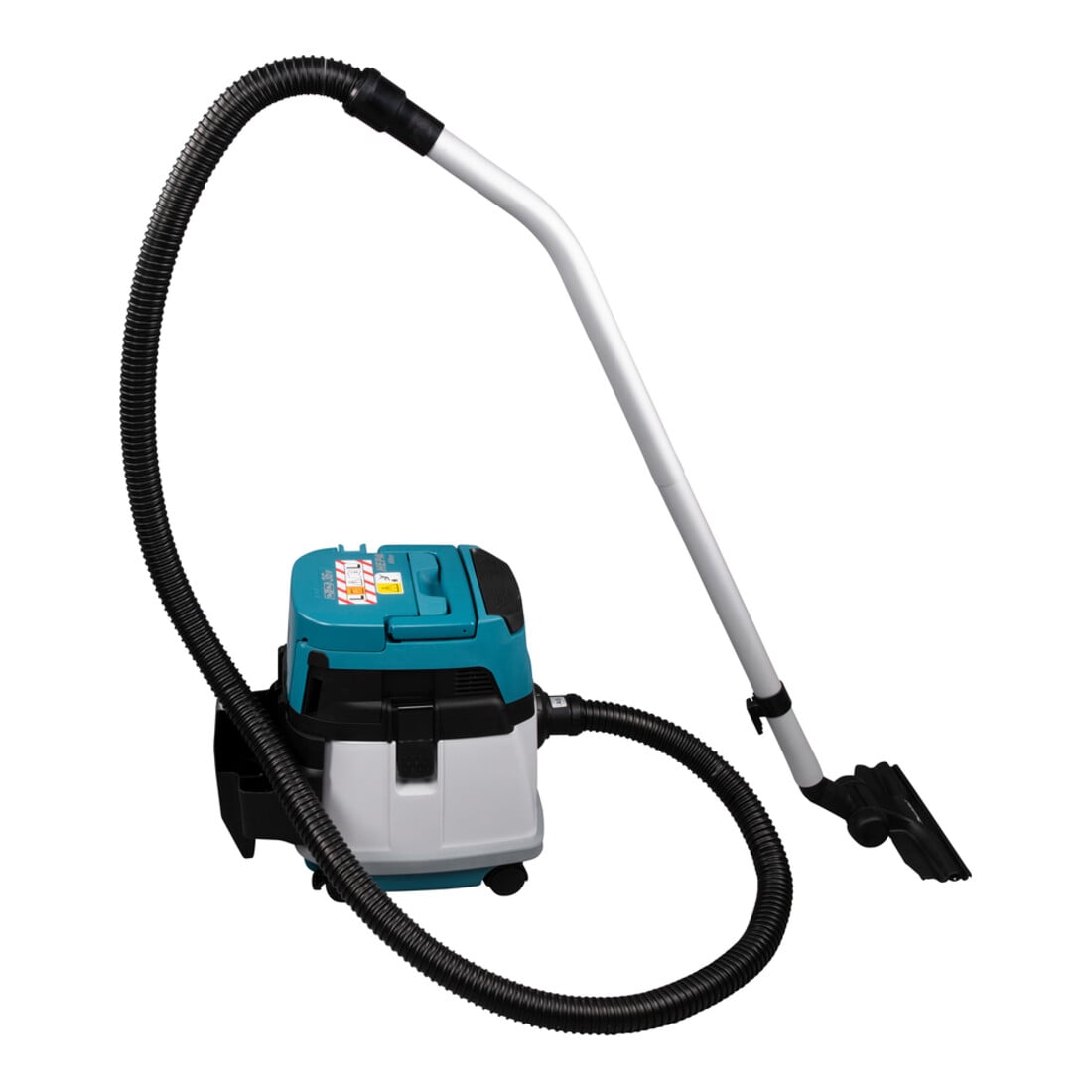 Makita Aspirateur sans fil 15L 2x18V sec (sans batterie, sans chargeur) avec adaptateur radio AWS WUT01