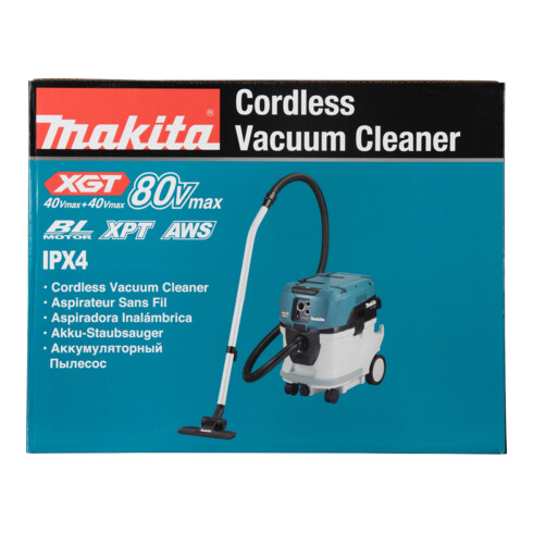 Makita Aspirateur sans fil 2x40V max., 40/30 l, humide/sec, M, AWS