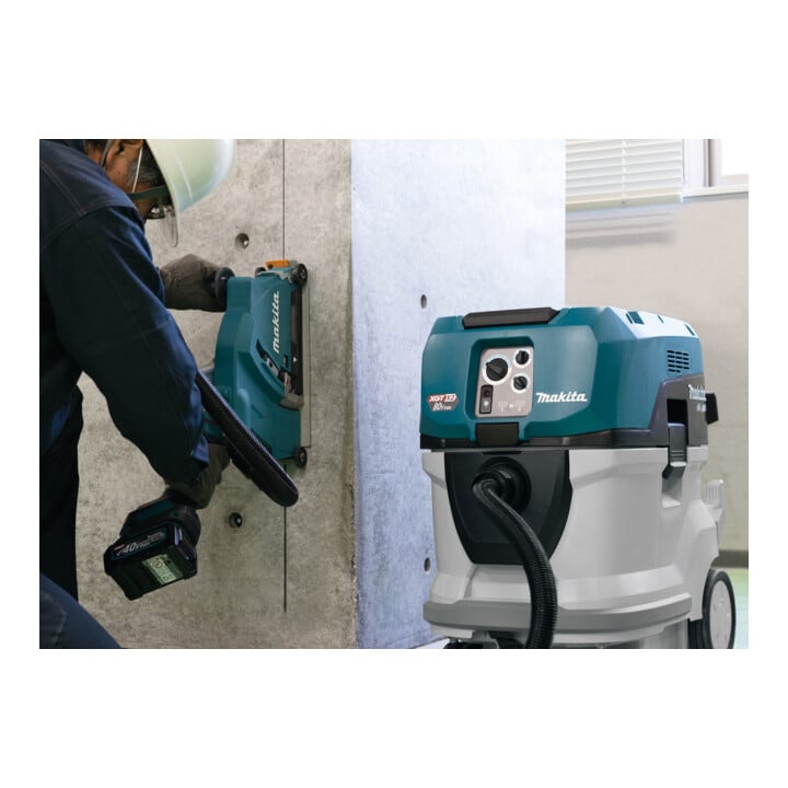 Makita Aspirateur sans fil 2x40V max., 40/30 l, humide/sec, M, AWS