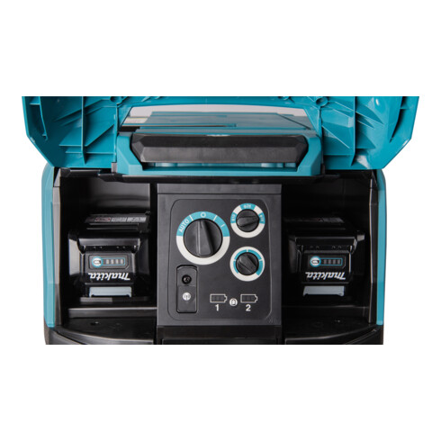 Makita Aspirateur sans fil 2x40V max., 40/30 l, humide/sec, M, AWS