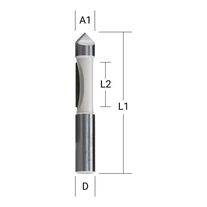 Makita Ausstech- und Kopierfräser 6 mm