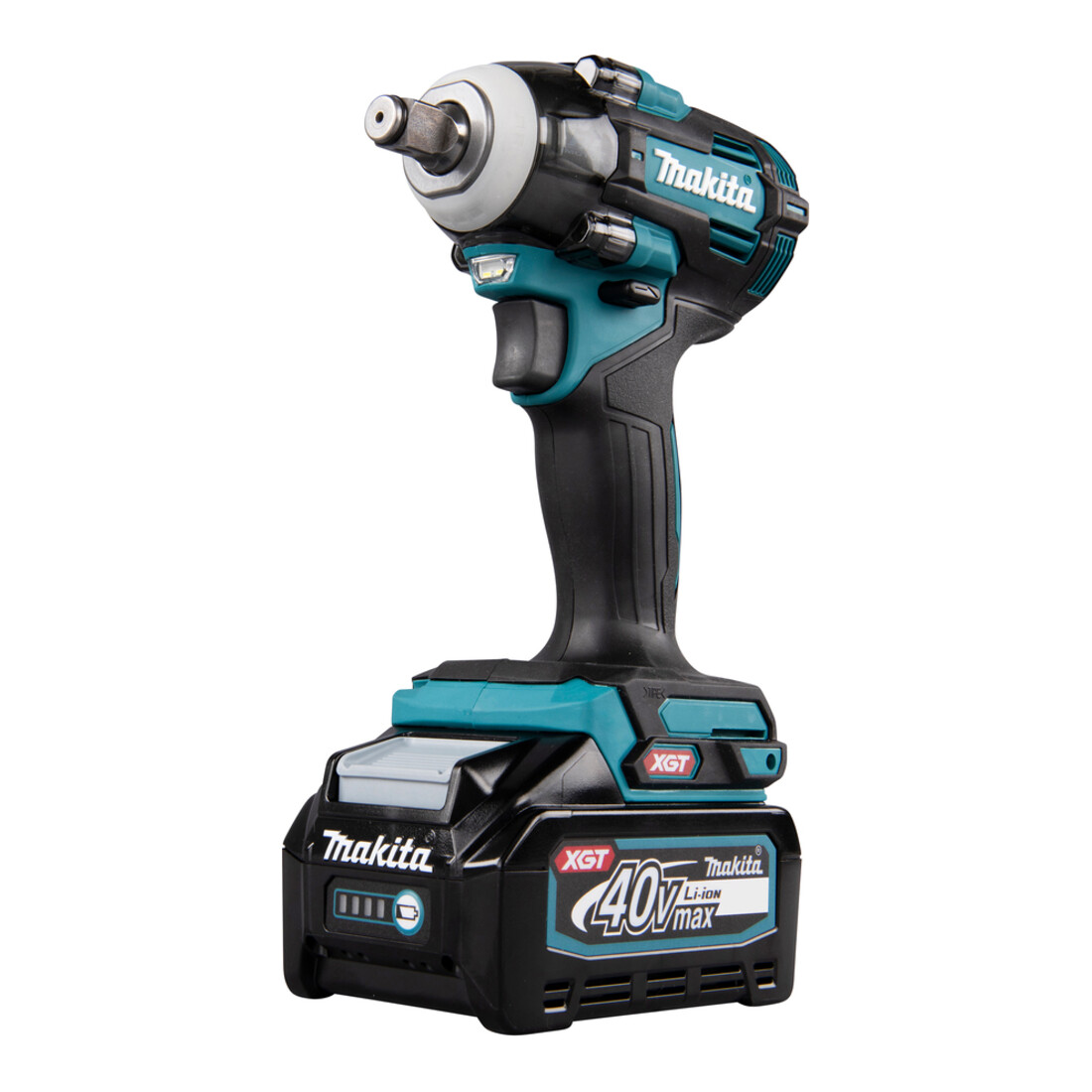 Makita Avvitatore a impulsi a batteria 40V max./2,5 Ah, 2 batterie + caricabatterie in MAKPAC TW004GD201