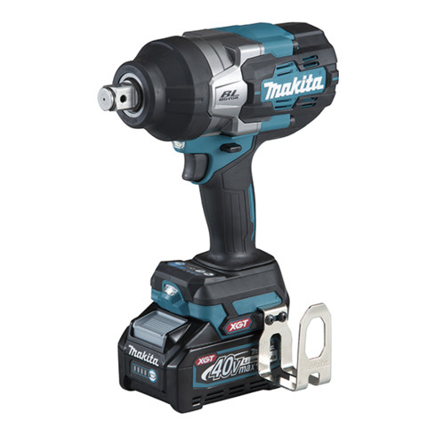 Makita Avvitatore a impulsi a batteria 40V max./4,0 Ah, 2 batterie + caricabatterie in MAKPAC TW001GM201