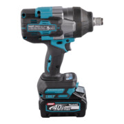 Makita Avvitatore a impulsi a batteria 40V max./4,0 Ah, 2 batterie + caricabatterie in MAKPAC TW001GM201-2