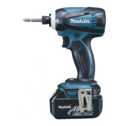 Makita Avvitatore a impulsi a batteria DTD146RFE3 +3 batterie BL1830 3,0 Ah-1