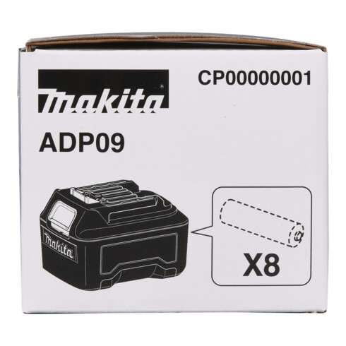 Makita Batterie-Adapter ADP09 für Akku-Multi Linienlaser SK700GD, SK700D, SK209GD, SK312GD