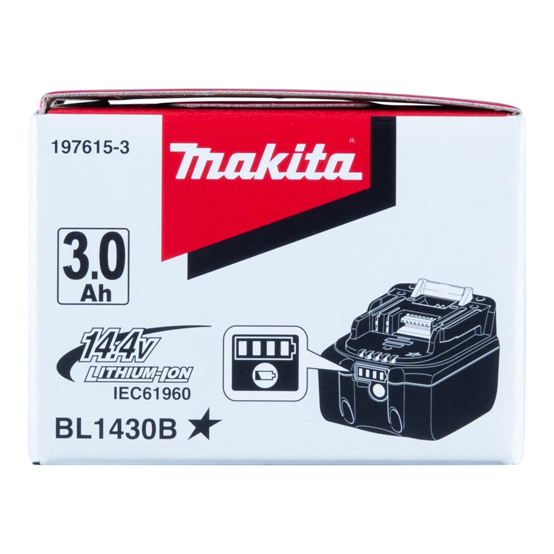 Makita Batterie BL1430B 3.0 Ah Li-Ion 14.4V