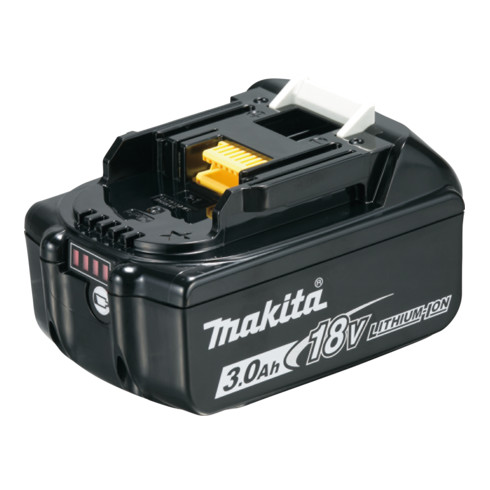 Makita batterie BL1830B Li, 18 V / 3 Ah, avec indicateur de charge de batterie