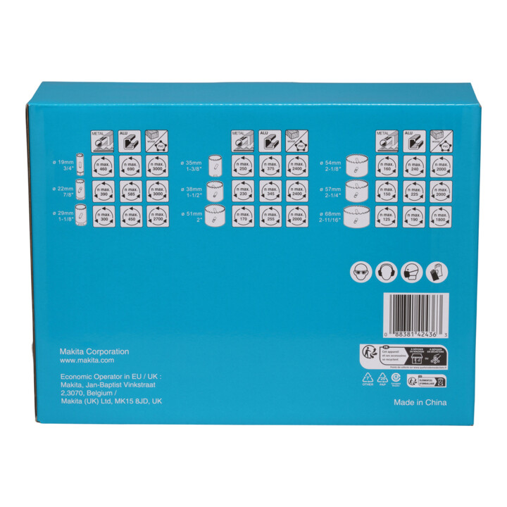 Makita BiM gatenzaagset 12 stuks (D-47282)