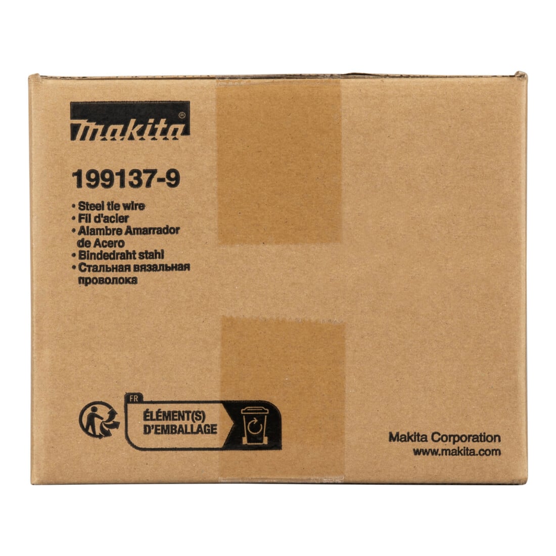 Makita Bindedraht, blank, 0,8 mm x 100 m 199137-9