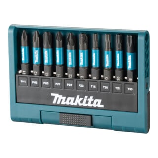 Makita Bit-Set Impact Black 10-teilig, PH/PZ/T