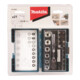 Makita bitset 21 dlg incl. ratel in kunststof doos B-54081-4