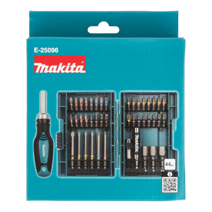 Makita Bitset 44-delig met ratelgreep