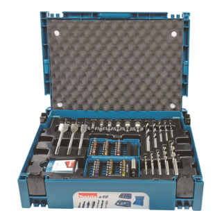 Makita Bohrer-Bit-Set 66-teilig MAKPAC B-43044