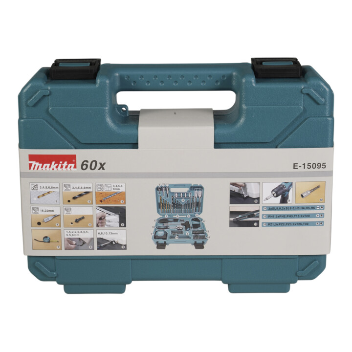 Makita Bohrer- und Bit-Set 60-tlg.