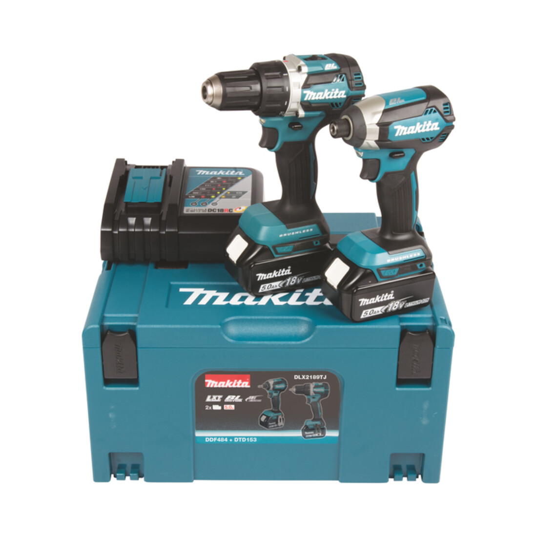 Makita Bohrschrauber Combokit 18V DLX2189TJ