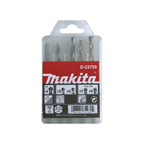 Makita boren set 1/4"