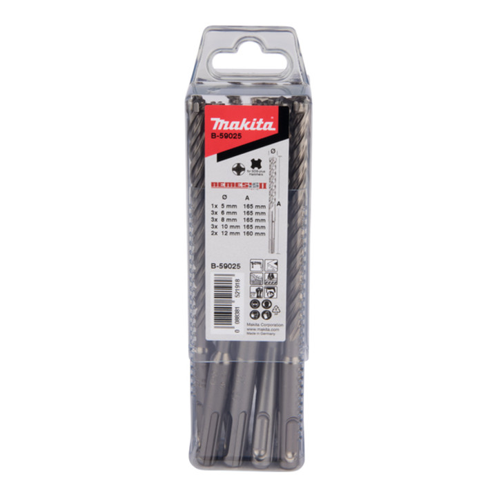 Makita boren set NEMESIS2 SDS+ 1 (B-59025)