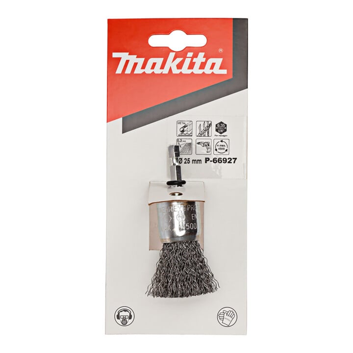 Makita borstel 25mm staal (P-66927)