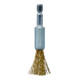 Makita Brosse à pinceau Ø 12 mm, ondulée, zinguée, hexagone 1/4"
