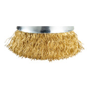 Brosse boisseau Makita ondulée, galvanisée, hexagonale 1/4-4