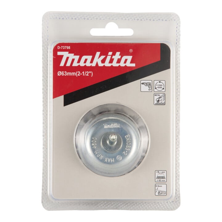 Makita Brosse circulaire en acier 63 mm tige ronde