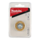 Makita Brosse-coupelle D-73651 Ø 38 mm, ondulée, zinguée, 1/4" hexagone