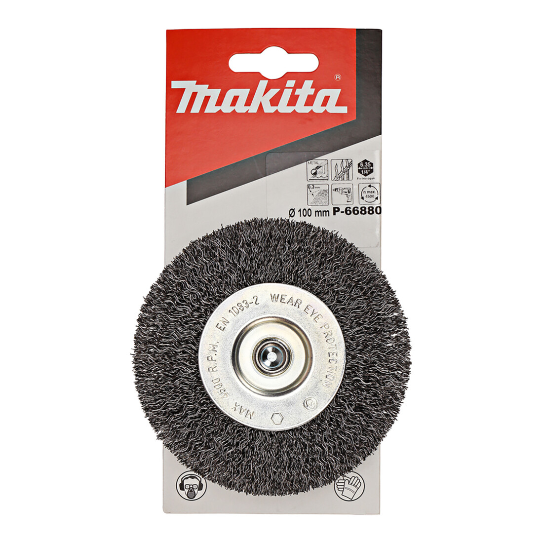 Accessoires Makita Brosse ronde en fil d'acier