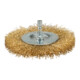 Makita Brosse ronde Ø 100 mm, ondulée, zinguée, 1/4" hexagonal