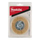 Makita Brosse ronde Ø 100 mm, ondulée, zinguée, 1/4" hexagonal