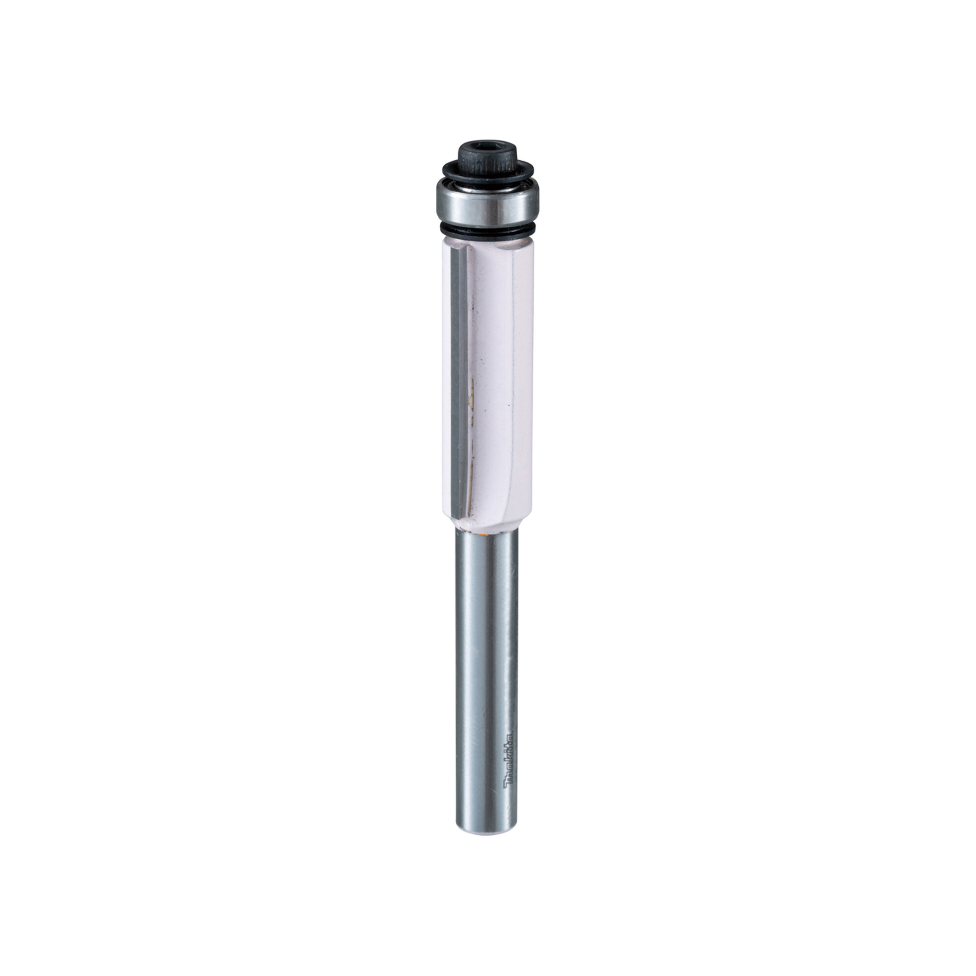 Makita Bündigfräser zweischneidig Ø 6 mm Schaft, Ø 12,7 mm Fräser, 13 mm Arbeitslänge, 56 mm Gesamtlänge
