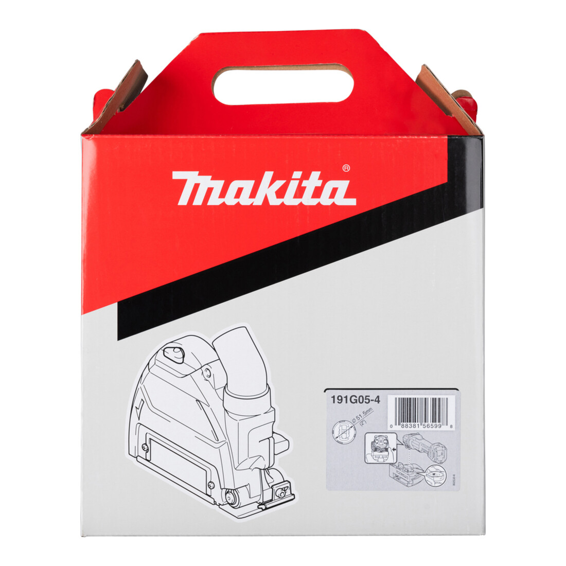 Makita Cappa di aspirazione 125mm per calcestruzzo