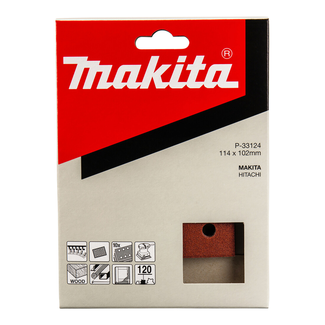 Makita Carta abrasiva 102x115