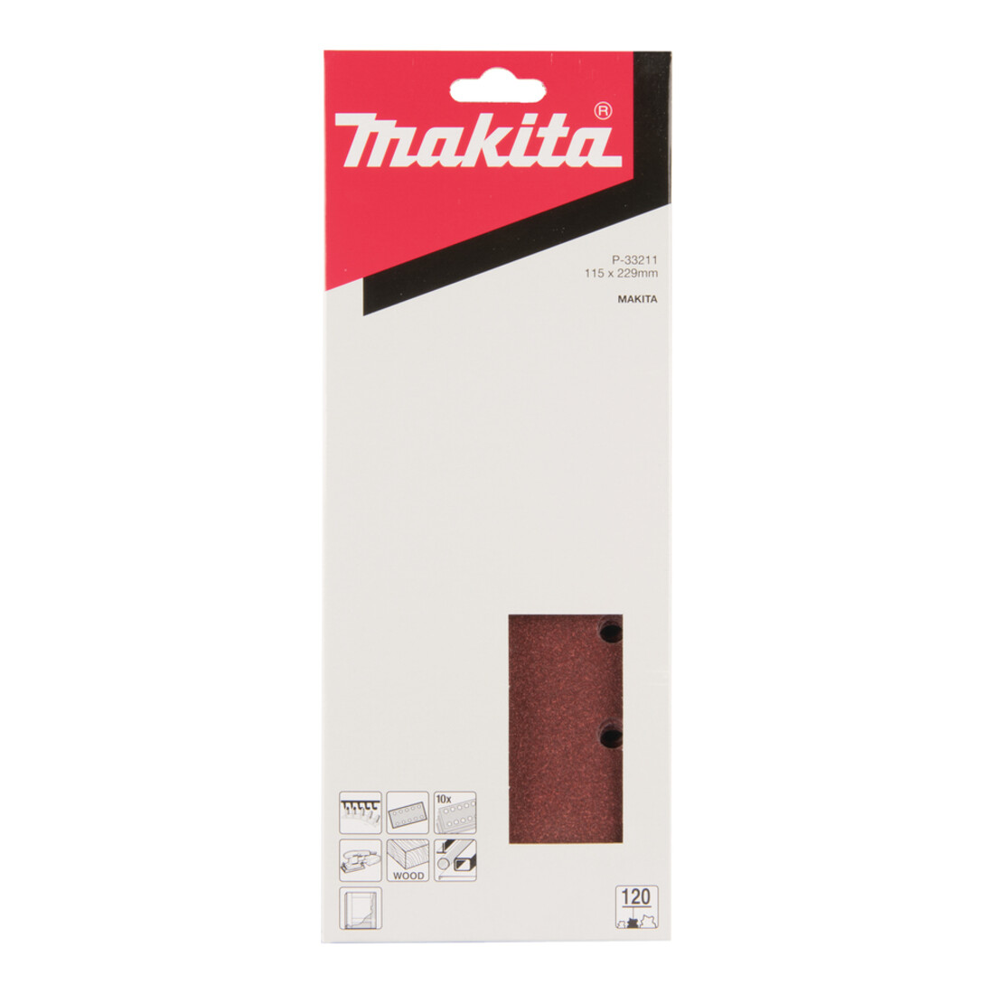Makita Carta abrasiva 115x232