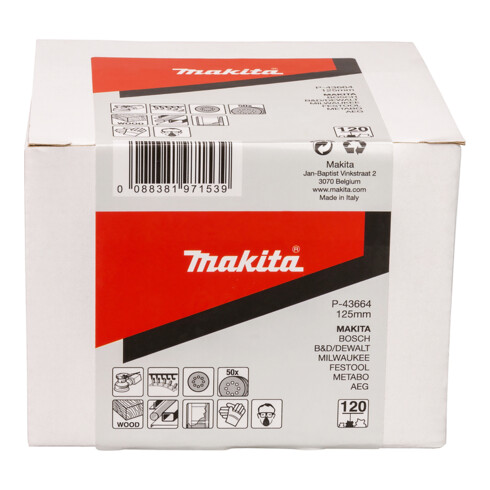 Makita Carta abrasiva 125mm