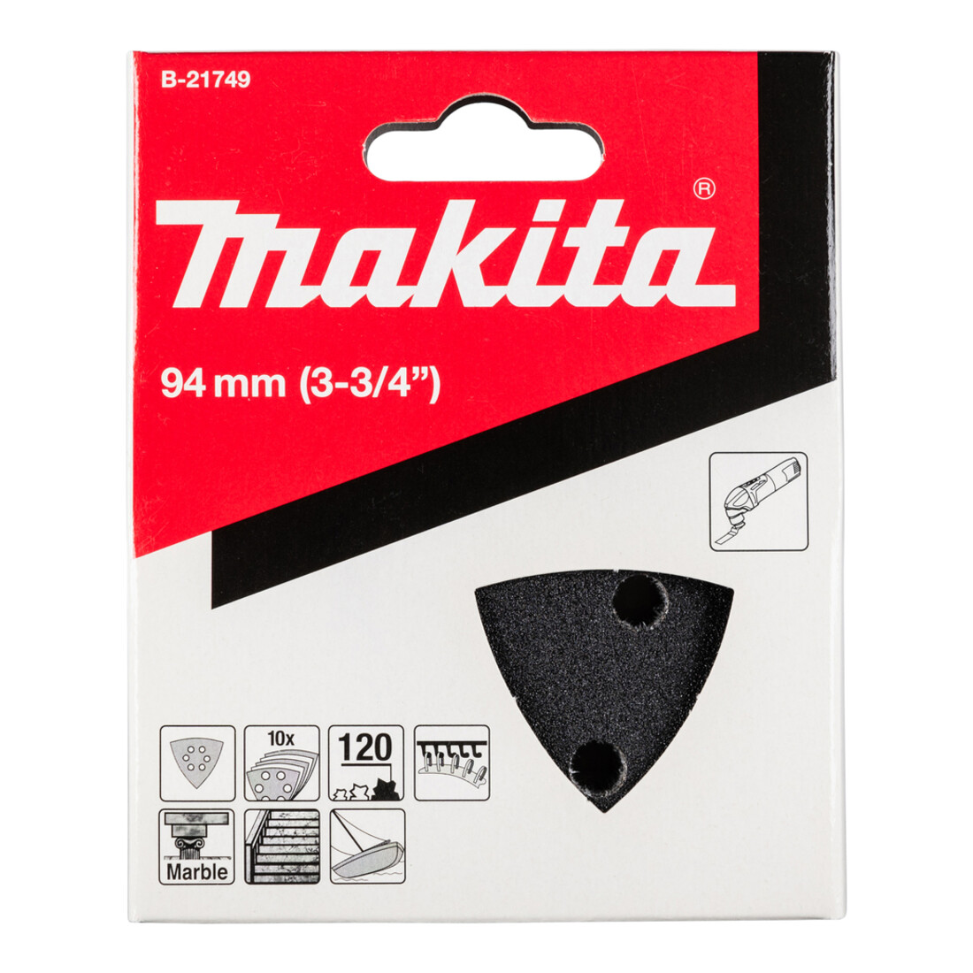 Makita Carta abrasiva Delta Pietra