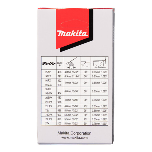 Makita Chaîne de scie 38 cm 1,5 mm .325" VM