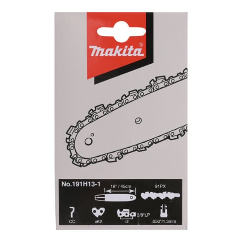 Makita Chaîne de scie 45 cm 1,3 mm 3/8" HM